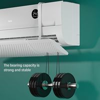 Déflecteur de vent pour climatiseur Rétractable Réglable Anti-Direct Blowing Air Guide Windproof Air Cooled Baffle for Bedroom