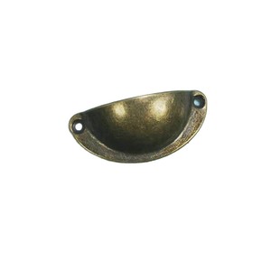 Semi Circular Iron Sheet Handles 30 Mm Hole <b>Rustic</b> Design For Drawer Furniture <b>Cabinet</b> Hardware Black Pearl Chrome Coffee - Product Image 5