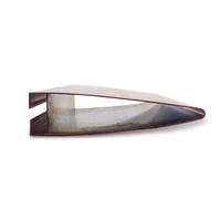 Profilé de plafond suspendu en aluminium série 6000 étanche, couleur personnalisable, services de découpe et de pliage pour plafonds suspendus