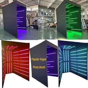 Photomaton tendance personnalisé avec toile de fond en tissu, photomaton portable léger avec enceinte 360° pour les fêtes - Product Image 2