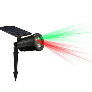 KSWING Solar Outdoor Garden Laser Party Light Christmas Pattern Moving Night Light Projector Garden Light