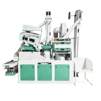 Machine à nettoyer et à déstoner le riz combinée, structure compacte, capacité 800-1100 kg/heure