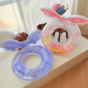 Bơi bơm hơi vòng với long lanh Nàng tiên cá hồ bơi <span class=keywords><strong>Float</strong></span> Confetti đồ chơi bơi vòng cho mùa hè bãi biển Ngoài trời hồ Nguồn cung cấp bên - Product Image 5