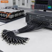 Câble de prise jack DC surmoulé sur mesure 6A 60V IP67 avec contacts en alliage de cuivre et boîtier en caoutchouc pour adaptateurs d'alimentation et équipements de test