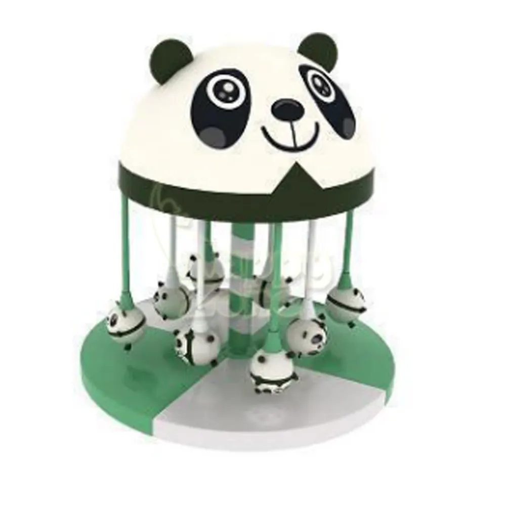 Venda quente carrossel elétrico soft play set indoor playground equipamentos merry go round cartoon design para crianças