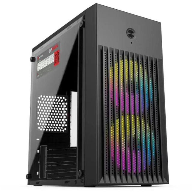 A1 Mid Tower Mini Computer Case Full Side Transparent Matx/ITX Motherboard DIY Shell Small Host Case Private Mold No Front Ports