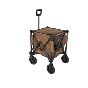 Chariot pliable pour bébé avec poignée flexible, idéal pour le camping, la pêche et les activités de plein air - Product Image 1