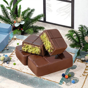 정통 두바이 피스타치오 초콜릿 바 55g 수제 다크 초콜릿 바삭한 견과류 맛 코코아 버터 비스킷 달콤한 초콜릿 - Product Image 4