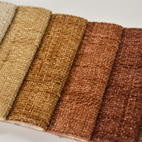 Großhandel Günstiger Heimtextilien-Sofastoff Samt Wildleder Chenille 100% Polyester Gewebter Polsterstoff für Sofa & Wohnzimmerstuhl