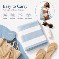 Serviette de plage en microfibre moderne grande taille personnalisée avec impression numérique, livraison rapide, idéale pour la piscine et les voyages – Nouveauté