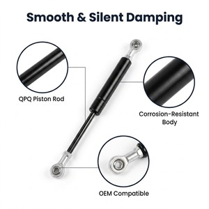สปริงแก๊สทรงกระบอกเหล็กแบบกำหนดเอง OEM ODM 10N-2000N ทุกขนาด ทุกแรง ผลิตจากโรงงานโดยตรง MOQ ต่ำ ขายส่ง - Product Image 2
