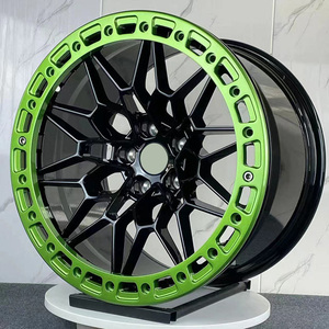 17X 10 18X <span class=keywords><strong>9</strong></span> 19X9.5/10ล้อปลอมแปลงแบบโมโนบล็อกสีแดงและสีดำเว้าลึกสำหรับ BMW 5X112 5X120 - Product Image 3