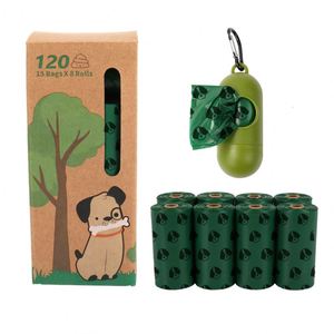 Sacs à déjections canines biodégradables personnalisés en gros, sacs à déchets compostables écologiques - Product Image 3