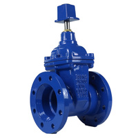 Vanne à opercule à tige non élévatrice DN200 PN16, vanne de régulation à bride en fonte ductile conforme aux normes ANSI BS pour l'eau municipale