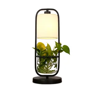 Nordic Flower Shop Potted Bar Study Bedroom Bedside Lamp Restaurant Personality Green Dill Table Lamp Creative Plant Table Lamp