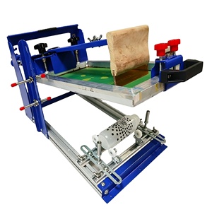 Manual Curved Surface Screen Printing Machine for Small Insulated Cups Bottles Tubes