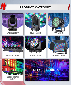 Barra de Luz Móvil con Cabezal de Matriz Zoom Wash LED RGBW 4 en 1 de 12x80W IP67 Resistente al Agua con DMX512 para Bodas y Discotecas - Product Image 5