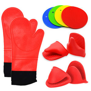 حار بيع أدوات مطبخ فرن صغير قفازات سيليكون مقاومة للحرارة الطبخ قرصة قفازات بوثولدير المطبخ الطبخ و الخبز - Product Image 6