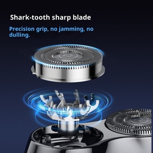 La nueva Mini maquinilla de afeitar eléctrica para hombres, de dos cabezas maquinilla de afeitar, portátil, lavable, recargable, para el hogar, ultraligera - Product Image 5