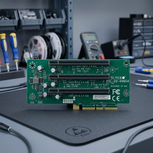 การ์ดไรเซอร์ RSC-D2-66G4ขนาด2U ด้านซ้ายสำหรับพอร์ต DCO พร้อมช่อง PCIe 4.0 x16จำนวน2ช่องแบบพาสซีฟรองรับอุณหภูมิสูงและเป็นผลิตภัณฑ์ RoHS สำหรับเซิร์ฟเวอร์ Supermicro - Product Image 3