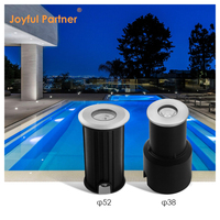 Projecteur LED immergé miniature IP68 1W en acier inoxydable 316, 12V 24V DC, pour piscine, marches et décoration