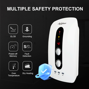 Chauffe-eau électrique durable à noyau en acier inoxydable, triple protection, conception étanche, contrôlé par application intelligente, pour usage hôtelier et domestique - Product Image 6