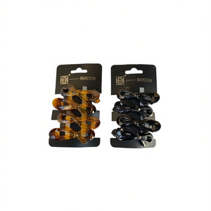 Fermagli per capelli BUCUN, 12 pezzi, colori assortiti, per acconciature da donna - Product Image 1