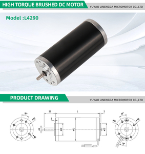 4290 उच्च टार्क ब्रश डीसी स्थायी चुंबक मोटर 24 वी 3400 आरपीएम 42 मिमी फ्रेम रोबोट वैक्यूम क्लीनर स्मार्ट होम और प्रशंसक के लिए 42 मिमी फ्रेम - Product Image 5