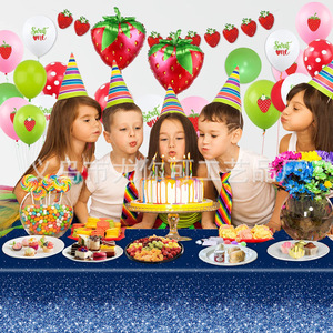 Three Gradient Sequined <b>Tablecloths</b> Printed Reusable For Party <b>Wedding</b> Birthday Dining Decorations - Product Image 2