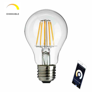 Benory 24V PWM Dimmable 6W 3000K A60 Ampoule à filament pour Smart Home GVS KNX DALI Loxone Tree DMX Dimmer E26 E27 Ampoules <span class=keywords><strong>Led</strong></span> - Product Image 2