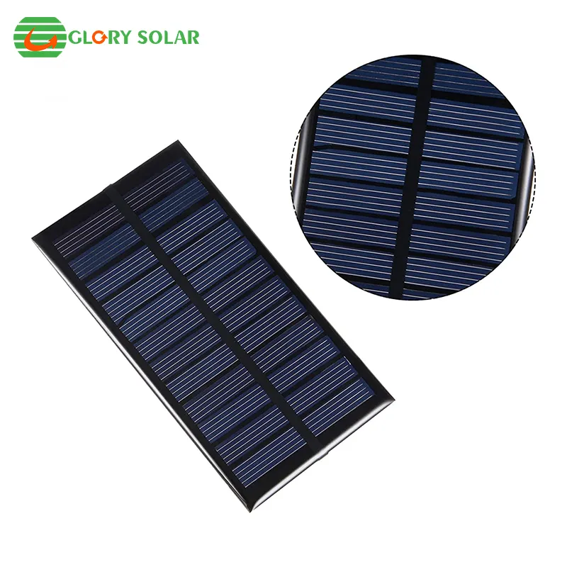 고효율 태양 전지 패널 저렴한 단결정 태양 광 발전 패널 1W 5W 10W 20 와트 태양 전지 패널