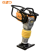 Fabricant OEM/ODM GZD, machine de compactage de chantier 220v 380v, compactage du sol, moteur électrique 3kW, compacteur à marteaux
