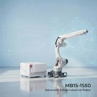 Brazo Robótico Industrial de Alto Rendimiento de 6 Ejes, Carga Útil de 15 kg-50 kg, Alcance de 1550 mm-2100 mm para Soldadura Automatizada y Paletización