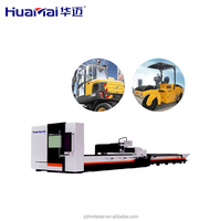 Machine de découpe laser à biseau pour tôle, découpe à 45°, laser fibre refroidi par eau, CNC 5 axes, 12 kW, 100-150 m/min, prise en charge AI/BMP