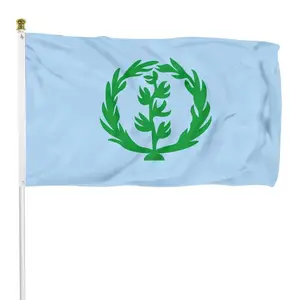 공장 판촉 하이 퀄리티 폴리에스터 역사 에리트레아 1952-1961 옛 에리트레아 국기 배너 3x5ft
