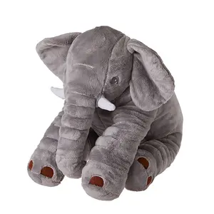 2022 NEW Design Hot Sale China Baby Sleeping Elephant Stuffed Animal Plush Toys Elephant Toy Pillow