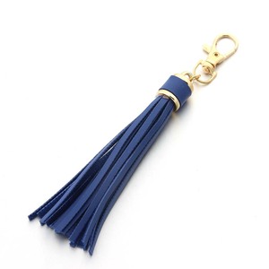Custom Logo PU Leather Tassels with Golden Metal Caps Lobster Swivel Keychain Tassels Wholesale Custom Branding Factory - Product Image 6