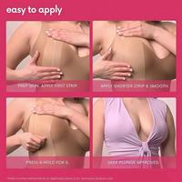 Bande adhésive pour poitrine en silicone réutilisable, 3 tailles, adhésif puissant, effet push-up instantané, imperméable