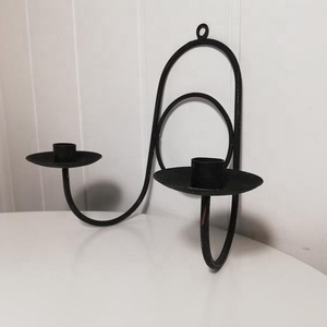 <b>Wall</b> Iron Candle Holder High Quality Handcrafted New Style Best Selling Candle Holder <b>Wall</b> <b>Sconce</b> Trendy Candle Stand - Product Image 2