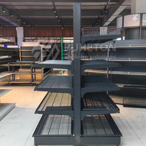 商用スーパーマーケットラック棚ディスプレイ付きアクセサリー金属ゴンドラ棚ディスプレイ - Product Image 3