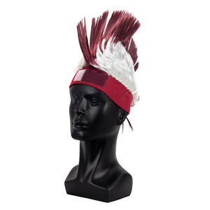 Logotipo personalizado Club de fútbol <span class=keywords><strong>bar</strong></span> Animando Productos Sombrero divertido Fans Diadema Mohawk Peluca con bandera nacional - Product Image 2