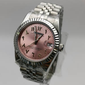 Reloj de Buceo Personalizado para Hombre, 36/39 mm, Movimiento SEILOCE NH35, Correa Resistente al Agua 5 Bar, Cristal, Esfera con Números Arábigos, Analógico - Product Image 4