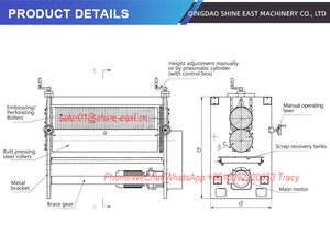 Perforador de eje de perforación de <span class=keywords><strong>aguja</strong></span> de rodillo de pasador giratorio instalar en máquina de fabricación de bolsas máquina de corte máquina de extrusión - Product Image 3