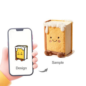 Peluche personalizzato progetta la tua tazza carina peluche peluche Super morbido dai produttori di giocattoli bambole di peluche personalizzate - Product Image 2