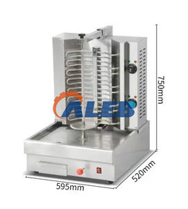 Rôtissoire électrique à gaz verticale automatique <span class=keywords><strong>de</strong></span> <span class=keywords><strong>table</strong></span> Caleb Commercial avec fonction <span class=keywords><strong>de</strong></span> rotation et racloir à viande <span class=keywords><strong>pour</strong></span> la <span class=keywords><strong>cuisson</strong></span> <span class=keywords><strong>de</strong></span> viande à la turque - Product Image 4