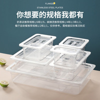 Bac Gastronorme GN en Plastique Transparent pour Horeca, Formats 1/1, 1/2, 1/3, 1/4, 1/6, 1/9 – Plateau de Rangement pour Buffet et Restauration Hôtelière et de Restaurant – Vente en Gros