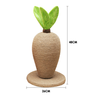 Sisal — arbre à chat en forme de carotte, jouet pour grattoir, vente en gros, nouvelle collection
