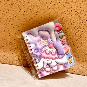 Carnet portable en papier avec motif <span class=keywords><strong>lapin</strong></span> à longues oreilles de <span class=keywords><strong>dessin</strong></span> animé, 100K pages, bloc-notes mignon pour étudiant, pages séparées, estampage à chaud, design de qualité supérieure, Fabriqué en Chine - Product Image 4