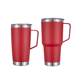 Commercio all'ingrosso di massa 30oz caffè Tumbler con manico Logo personalizzato Vasos tazza <span class=keywords><strong>tazze</strong></span> di acqua calda fredda bottiglia Thermos per regali aziendali - Product Image 5