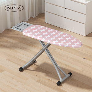 <span class=keywords><strong>Table</strong></span> <span class=keywords><strong>à</strong></span> <span class=keywords><strong>repasser</strong></span> pliante <span class=keywords><strong>à</strong></span> trois niveaux réglable en hauteur avec support en tube métallique pour vêtements, idéale pour hôtels - Product Image 4